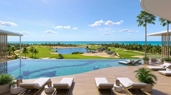 Rooftop con piscina infinity